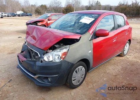 2019 Mitsubishi Mirage Es z USA, uszkodzony, nr VIN ML32A3HJ4KH003141